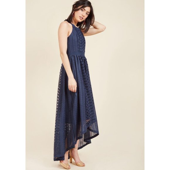 Modcloth Dresses & Skirts - MODCLOTH Harmonious Ceremony Dress Lace High Low S